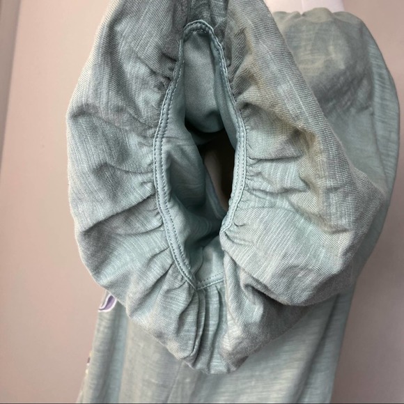 Umgee Floral Embroidered Jersey Puff Sleeve Dress - Picture 2 of 9